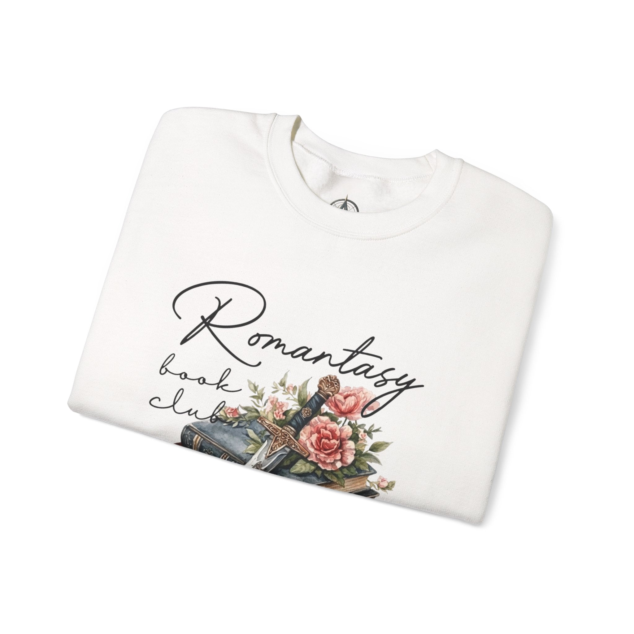 Romantasy Book Club Sweatshirt — Floral Books & Quill Crewneck
