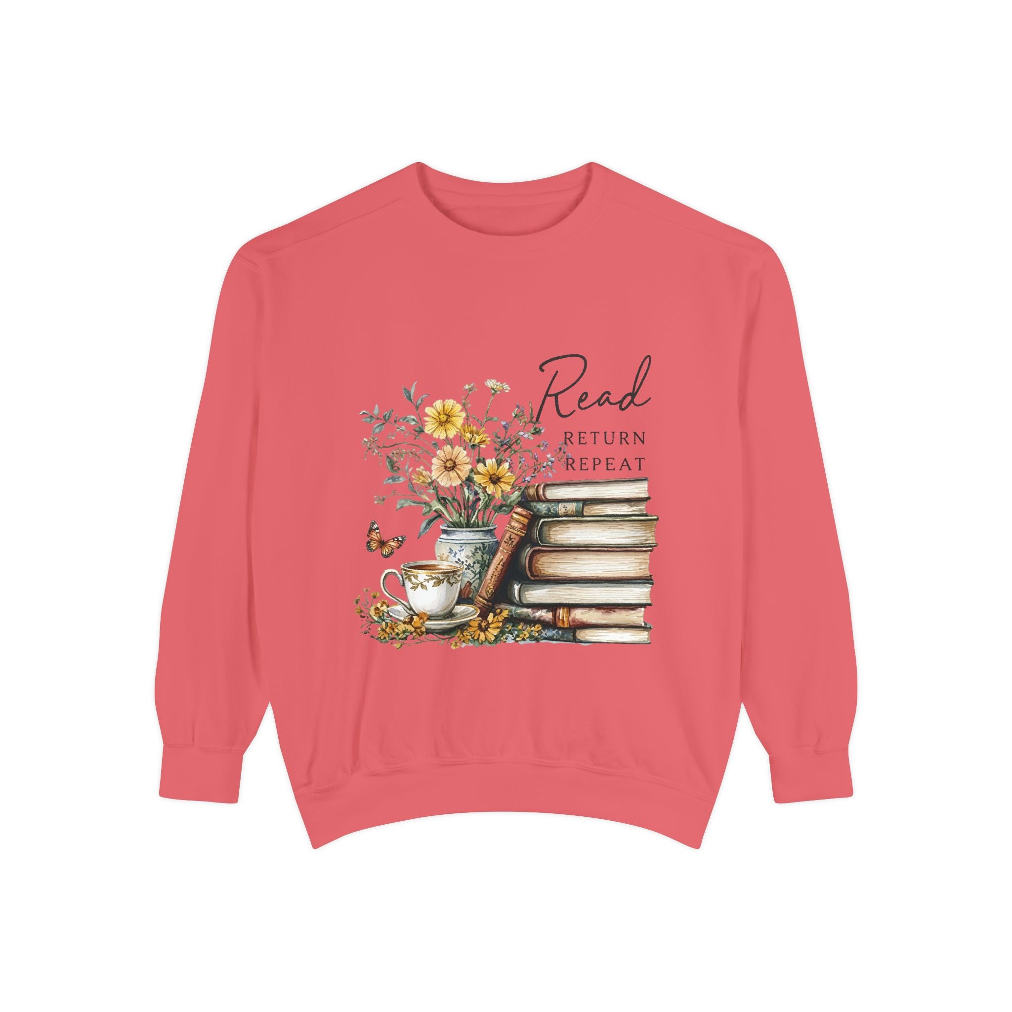 Book Lovers Garment-Dyed Sweatshirt
