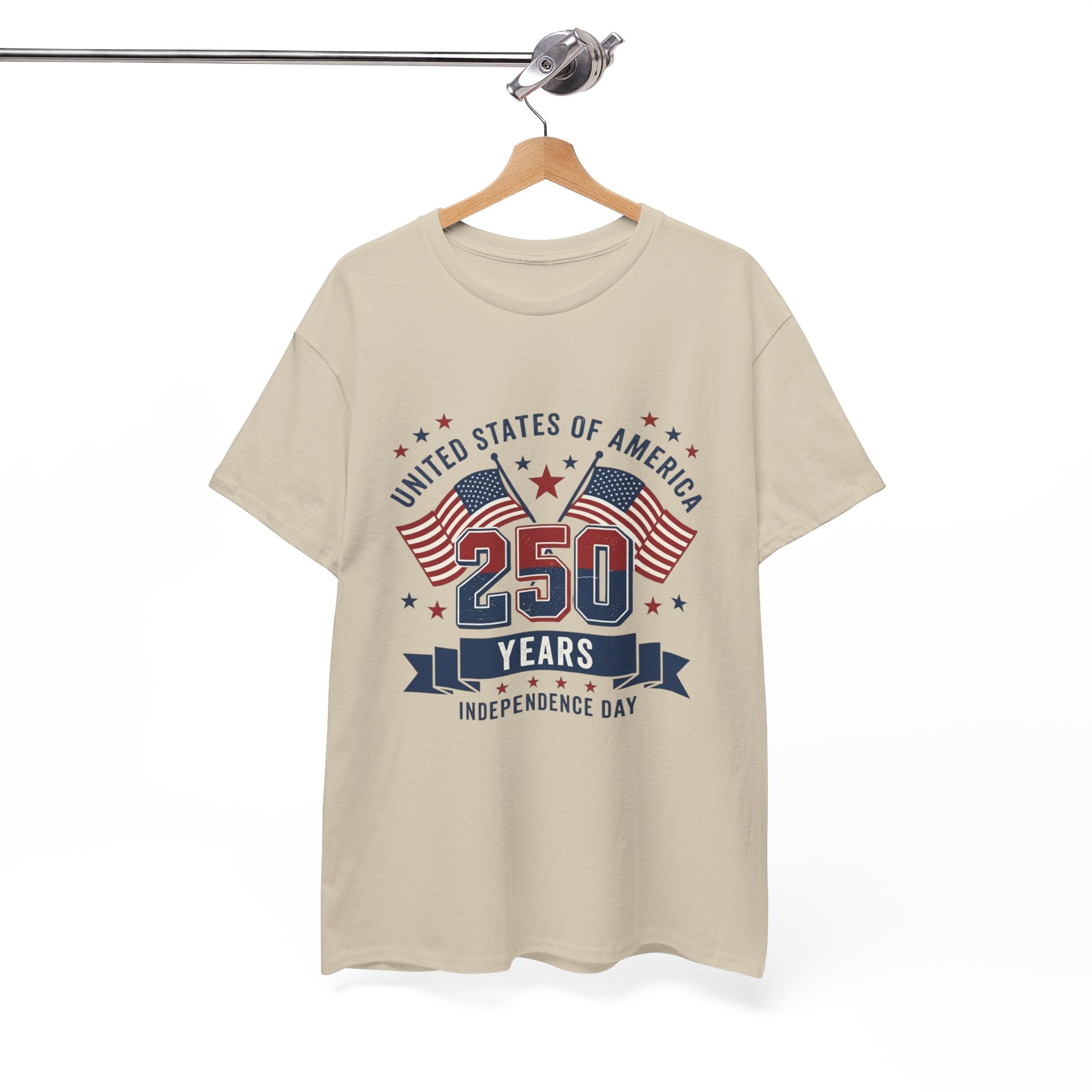 250 Years Independence Day T-Shirt — USA Flag Patriotic Tee