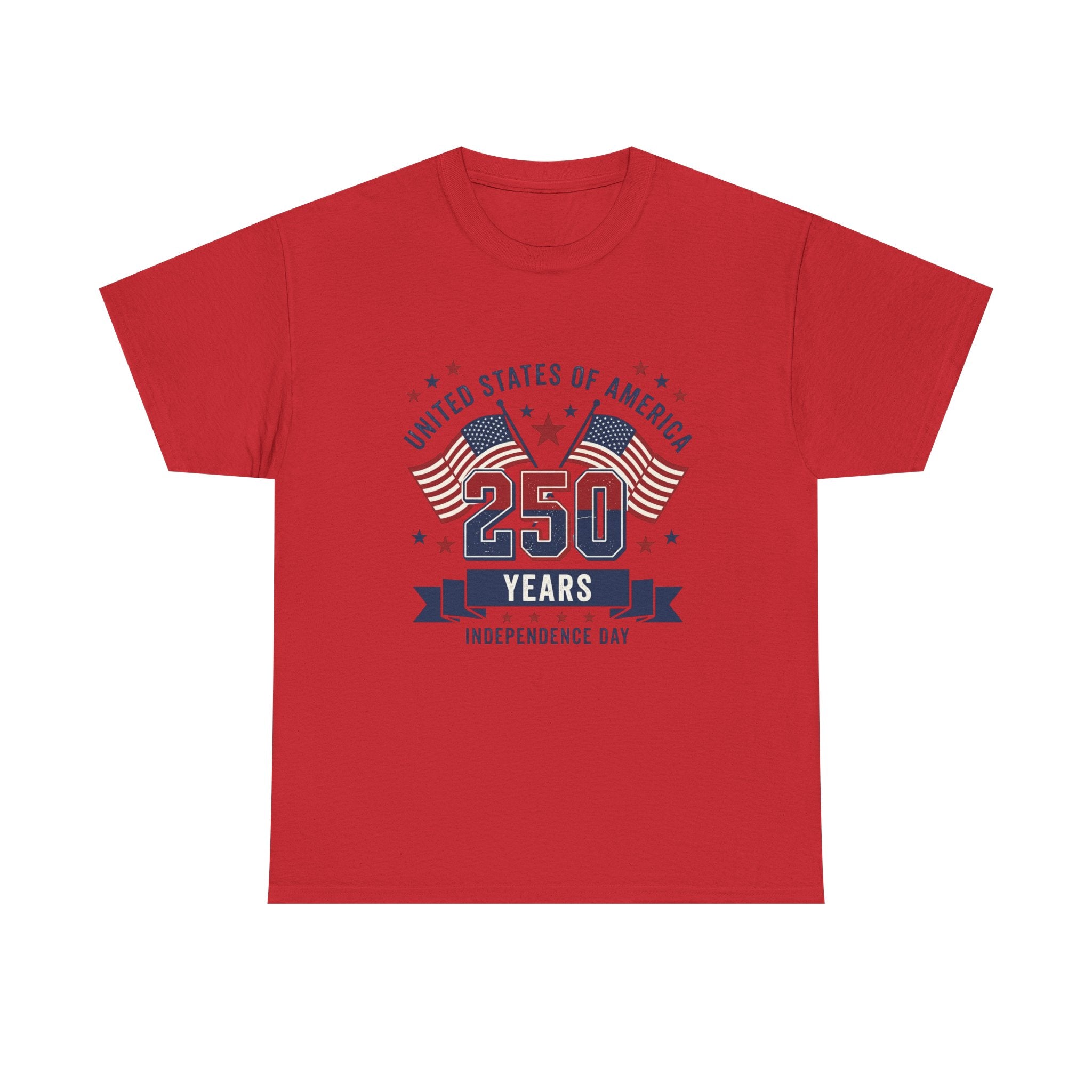 250 Years Independence Day T-Shirt — USA Flag Patriotic Tee